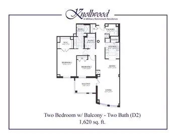 Floorplan of Knollwood Military Retirement Community, Assisted Living, Nursing Home, Independent Living, CCRC, Washington, DC 8