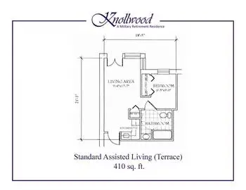 Floorplan of Knollwood Military Retirement Community, Assisted Living, Nursing Home, Independent Living, CCRC, Washington, DC 1