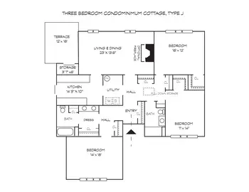 Floorplan of Stonegates, Assisted Living, Nursing Home, Independent Living, CCRC, Greenville, DE 2