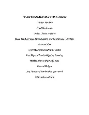 Dining menu of Cypress Cove Living, Assisted Living, Nursing Home, Independent Living, CCRC, Fort Myers, FL 2