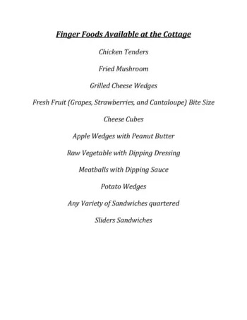 Dining menu of Cypress Cove Living, Assisted Living, Nursing Home, Independent Living, CCRC, Fort Myers, FL 8