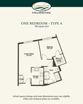 Floorplan of Cypress Cove Living, Assisted Living, Nursing Home, Independent Living, CCRC, Fort Myers, FL 8