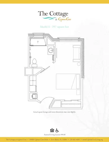 Floorplan of Cypress Cove Living, Assisted Living, Nursing Home, Independent Living, CCRC, Fort Myers, FL 11