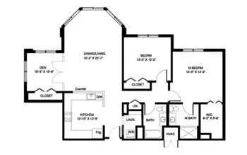 Floorplan of John Knox Village, Assisted Living, Nursing Home, Independent Living, CCRC, Pompano Beach, FL 5