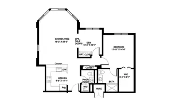 Floorplan of John Knox Village, Assisted Living, Nursing Home, Independent Living, CCRC, Pompano Beach, FL 6