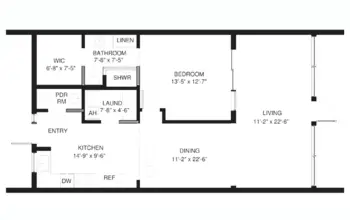Floorplan of John Knox Village, Assisted Living, Nursing Home, Independent Living, CCRC, Pompano Beach, FL 19