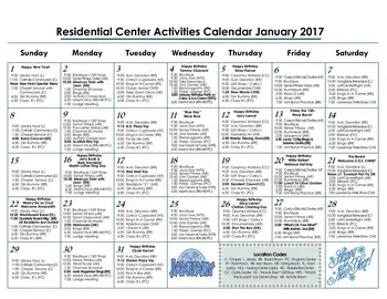Activity Calendar of Masonic Home of Florida, Assisted Living, Nursing Home, Independent Living, CCRC, St Petersburg, FL 16