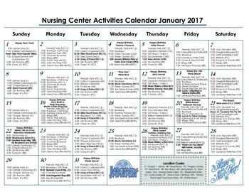 Activity Calendar of Masonic Home of Florida, Assisted Living, Nursing Home, Independent Living, CCRC, St Petersburg, FL 17