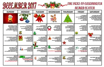 Activity Calendar of The Oaks of Clearwater, Assisted Living, Nursing Home, Independent Living, CCRC, Clearwater, FL 4