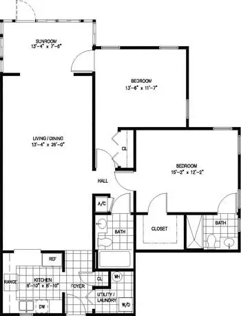 Floorplan of Vicar's Landing, Assisted Living, Nursing Home, Independent Living, CCRC, Ponte Vedra, FL 3