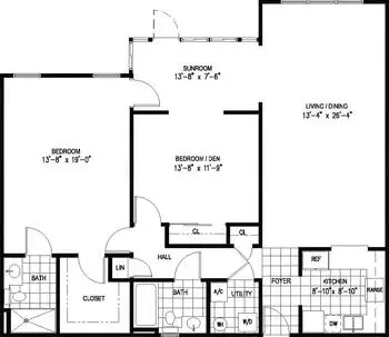 Floorplan of Vicar's Landing, Assisted Living, Nursing Home, Independent Living, CCRC, Ponte Vedra, FL 4