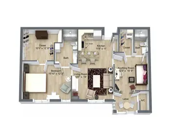 Floorplan of The Estates at Carpenters, Assisted Living, Nursing Home, Independent Living, CCRC, Lakeland, FL 11