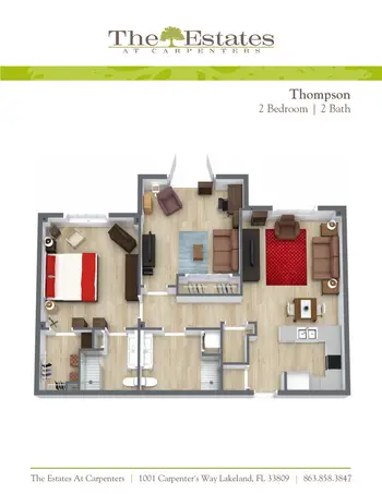 Floorplan of The Estates at Carpenters, Assisted Living, Nursing Home, Independent Living, CCRC, Lakeland, FL 4