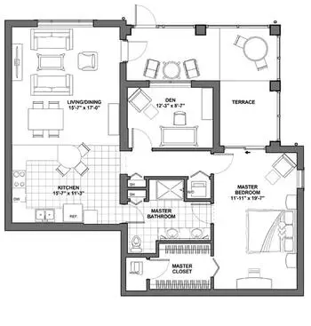 Floorplan of Lakeview Terrace, Assisted Living, Nursing Home, Independent Living, CCRC, Altoona, FL 3