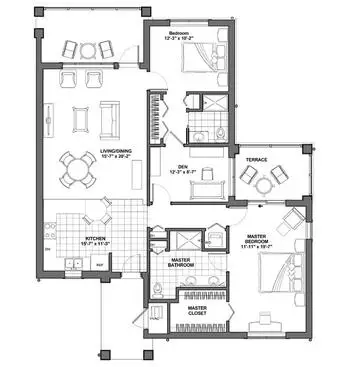 Floorplan of Lakeview Terrace, Assisted Living, Nursing Home, Independent Living, CCRC, Altoona, FL 6