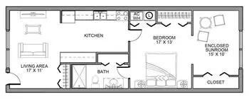 Floorplan of Lakeview Terrace, Assisted Living, Nursing Home, Independent Living, CCRC, Altoona, FL 7