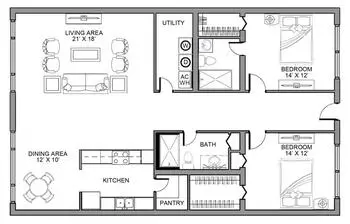 Floorplan of Lakeview Terrace, Assisted Living, Nursing Home, Independent Living, CCRC, Altoona, FL 9