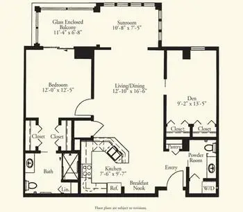 Floorplan of Oak Hammock at the University of Florida, Assisted Living, Nursing Home, Independent Living, CCRC, Gainesville, FL 3