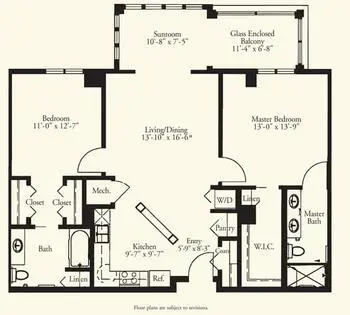 Floorplan of Oak Hammock at the University of Florida, Assisted Living, Nursing Home, Independent Living, CCRC, Gainesville, FL 4