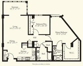 Floorplan of Oak Hammock at the University of Florida, Assisted Living, Nursing Home, Independent Living, CCRC, Gainesville, FL 8