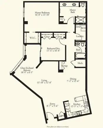Floorplan of Oak Hammock at the University of Florida, Assisted Living, Nursing Home, Independent Living, CCRC, Gainesville, FL 9