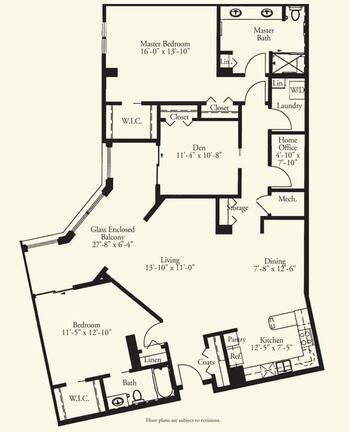 Floorplan of Oak Hammock at the University of Florida, Assisted Living, Nursing Home, Independent Living, CCRC, Gainesville, FL 12