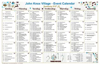 Activity Calendar of Concordia Village of Tampa, Assisted Living, Nursing Home, Independent Living, CCRC, Tampa, FL 20