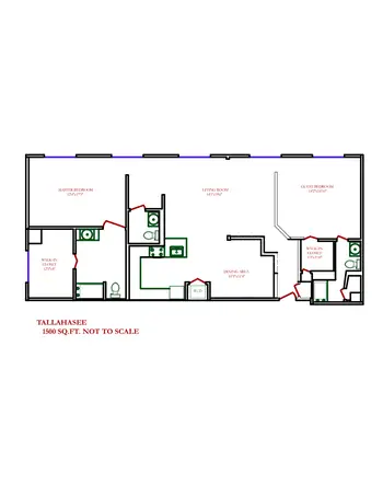 Floorplan of Concordia Village of Tampa, Assisted Living, Nursing Home, Independent Living, CCRC, Tampa, FL 11