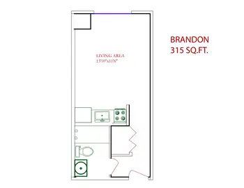 Floorplan of Concordia Village of Tampa, Assisted Living, Nursing Home, Independent Living, CCRC, Tampa, FL 14