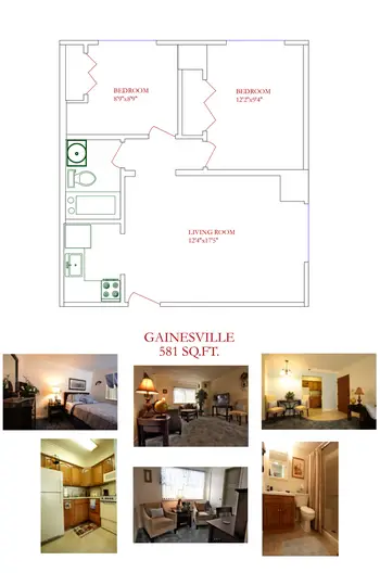 Floorplan of Concordia Village of Tampa, Assisted Living, Nursing Home, Independent Living, CCRC, Tampa, FL 1