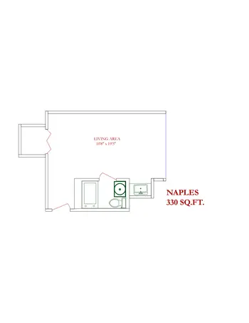 Floorplan of Concordia Village of Tampa, Assisted Living, Nursing Home, Independent Living, CCRC, Tampa, FL 3
