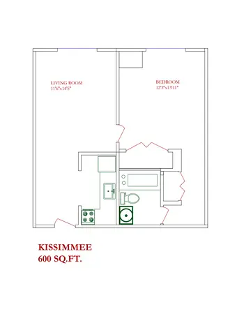 Floorplan of Concordia Village of Tampa, Assisted Living, Nursing Home, Independent Living, CCRC, Tampa, FL 4
