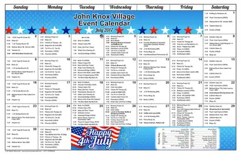 Activity Calendar of Concordia Village of Tampa, Assisted Living, Nursing Home, Independent Living, CCRC, Tampa, FL 19