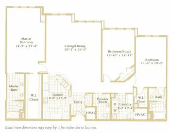 Floorplan of Glenridge on Palmer Ranch, Assisted Living, Nursing Home, Independent Living, CCRC, Sarasota, FL 14