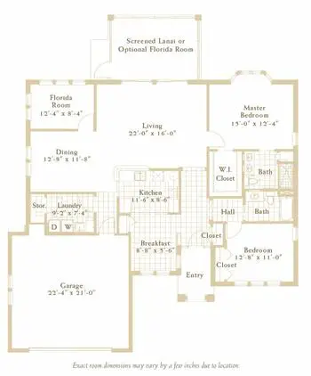Floorplan of Glenridge on Palmer Ranch, Assisted Living, Nursing Home, Independent Living, CCRC, Sarasota, FL 15
