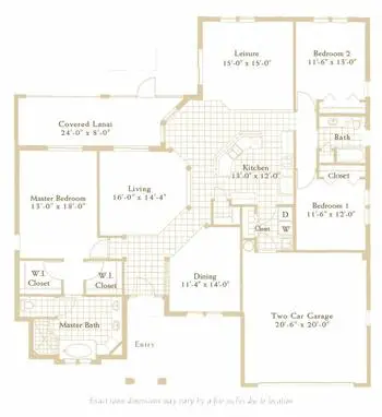 Floorplan of Glenridge on Palmer Ranch, Assisted Living, Nursing Home, Independent Living, CCRC, Sarasota, FL 20