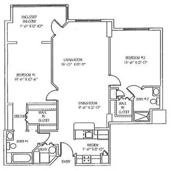 Floorplan of The Mayflower, Assisted Living, Nursing Home, Independent Living, CCRC, Winter Park, FL 10