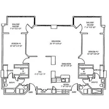 Floorplan of The Mayflower, Assisted Living, Nursing Home, Independent Living, CCRC, Winter Park, FL 13