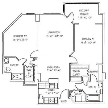 Floorplan of The Mayflower, Assisted Living, Nursing Home, Independent Living, CCRC, Winter Park, FL 2