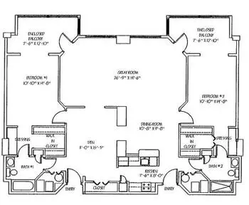 Floorplan of The Mayflower, Assisted Living, Nursing Home, Independent Living, CCRC, Winter Park, FL 5