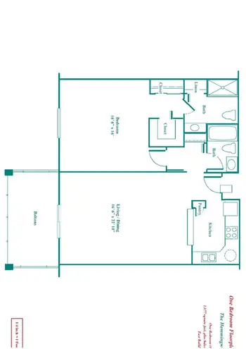 Floorplan of University Village, Assisted Living, Nursing Home, Independent Living, CCRC, Tampa, FL 20