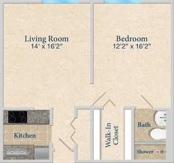 Floorplan of Bay Village, Assisted Living, Nursing Home, Independent Living, CCRC, Sarasota, FL 7