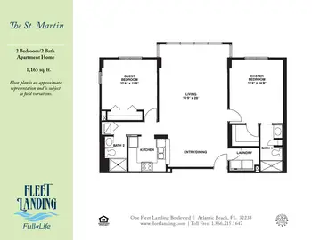 Floorplan of Fleet Landing, Assisted Living, Nursing Home, Independent Living, CCRC, Atlantic Beach, FL 4