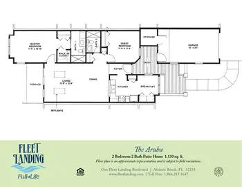 Floorplan of Fleet Landing, Assisted Living, Nursing Home, Independent Living, CCRC, Atlantic Beach, FL 7