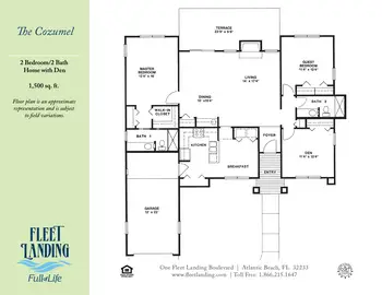 Floorplan of Fleet Landing, Assisted Living, Nursing Home, Independent Living, CCRC, Atlantic Beach, FL 10
