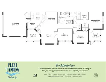 Floorplan of Fleet Landing, Assisted Living, Nursing Home, Independent Living, CCRC, Atlantic Beach, FL 11