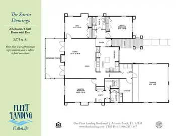Floorplan of Fleet Landing, Assisted Living, Nursing Home, Independent Living, CCRC, Atlantic Beach, FL 12