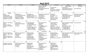 Activity Calendar of Plymouth Harbor, Assisted Living, Nursing Home, Independent Living, CCRC, Sarasota, FL 7