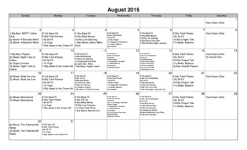 Activity Calendar of Plymouth Harbor, Assisted Living, Nursing Home, Independent Living, CCRC, Sarasota, FL 13