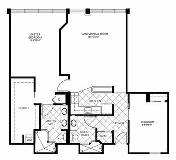 Floorplan of Plymouth Harbor, Assisted Living, Nursing Home, Independent Living, CCRC, Sarasota, FL 6